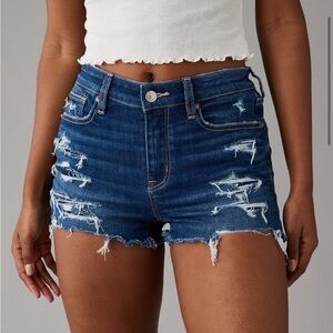 American Eagle Next Level Stretch Midi Rise Jean Shorts